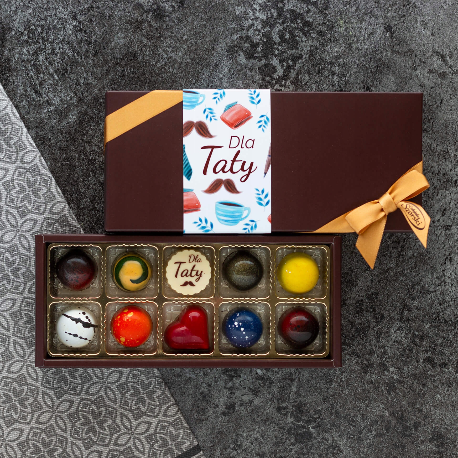 Czekoladki na Dzień Ojca 10 pralin