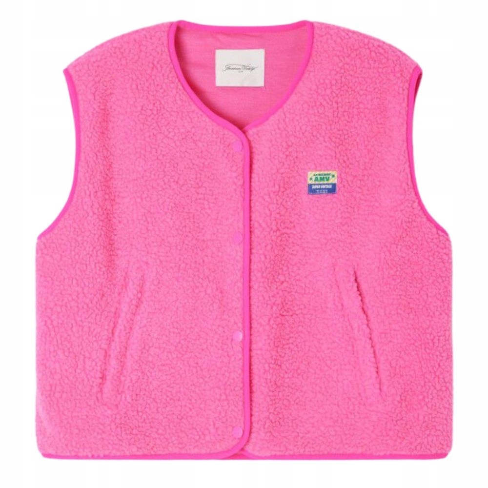 Dámská vesta Hoktown Acid Pink Melange Růžová M/L American Vintage