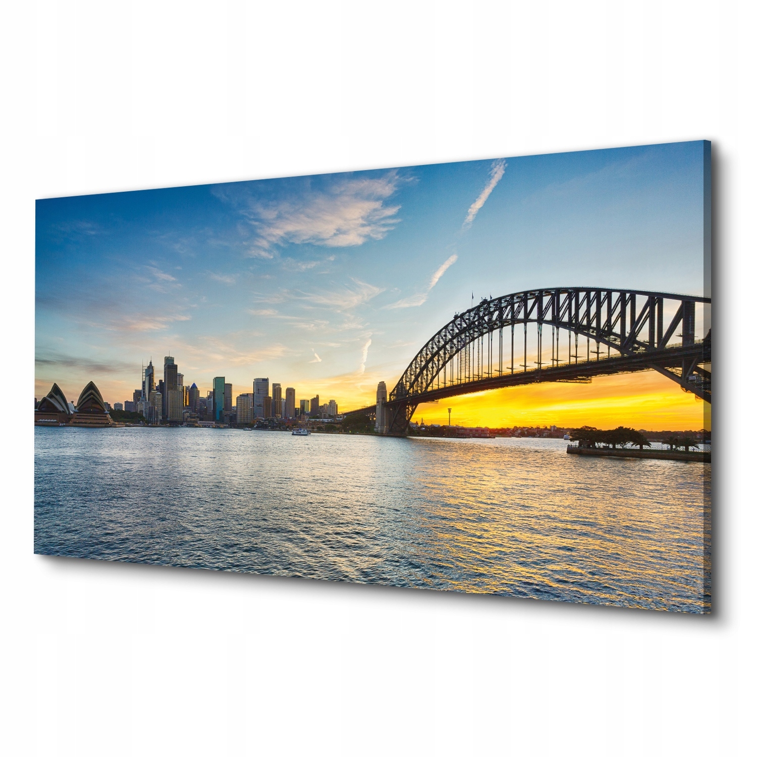 Nástěnný tisk na plátně Sydney, řeka, most 100x50