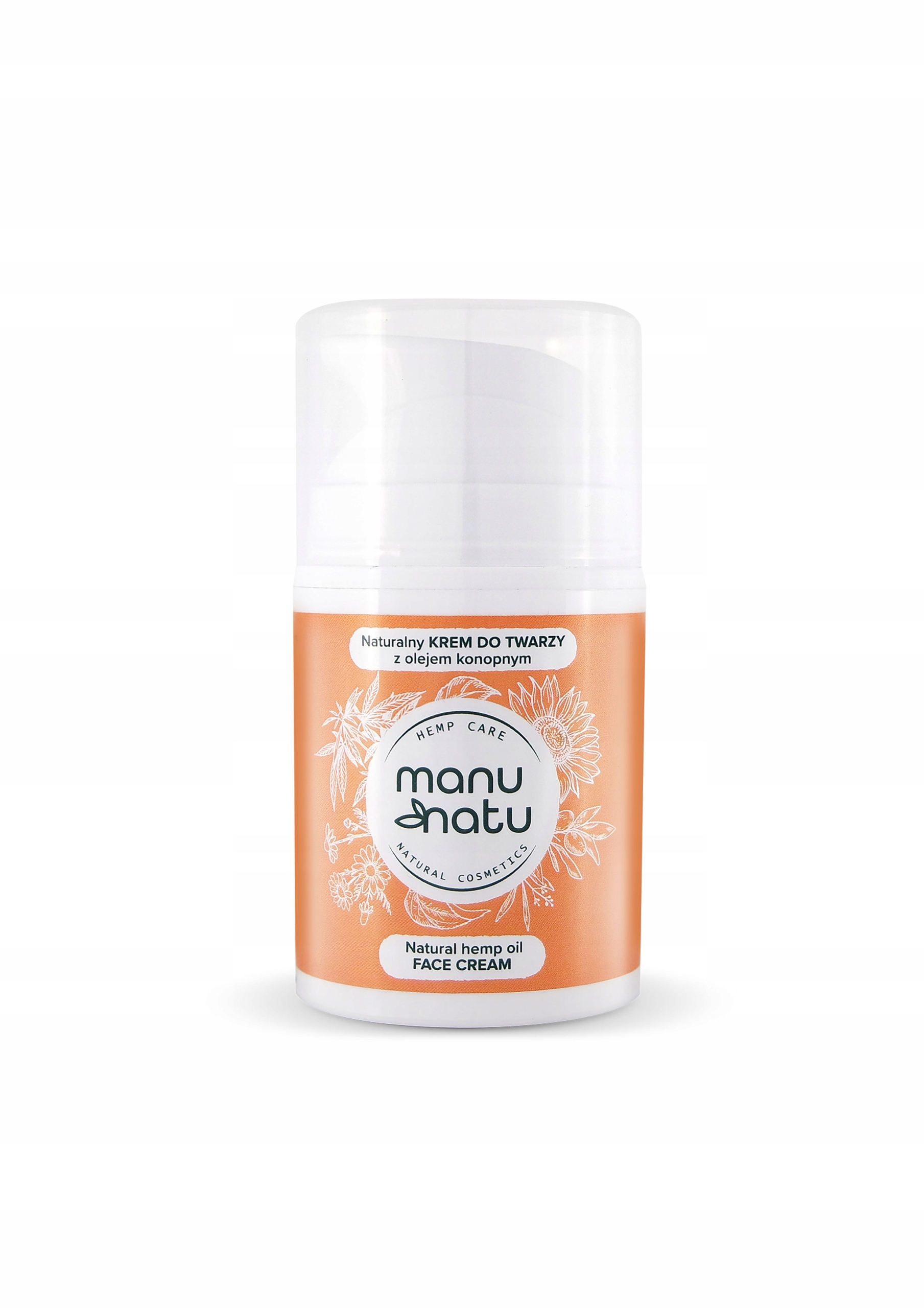 NATURALNY KREM DO TWARZY 50ml MANU NATU