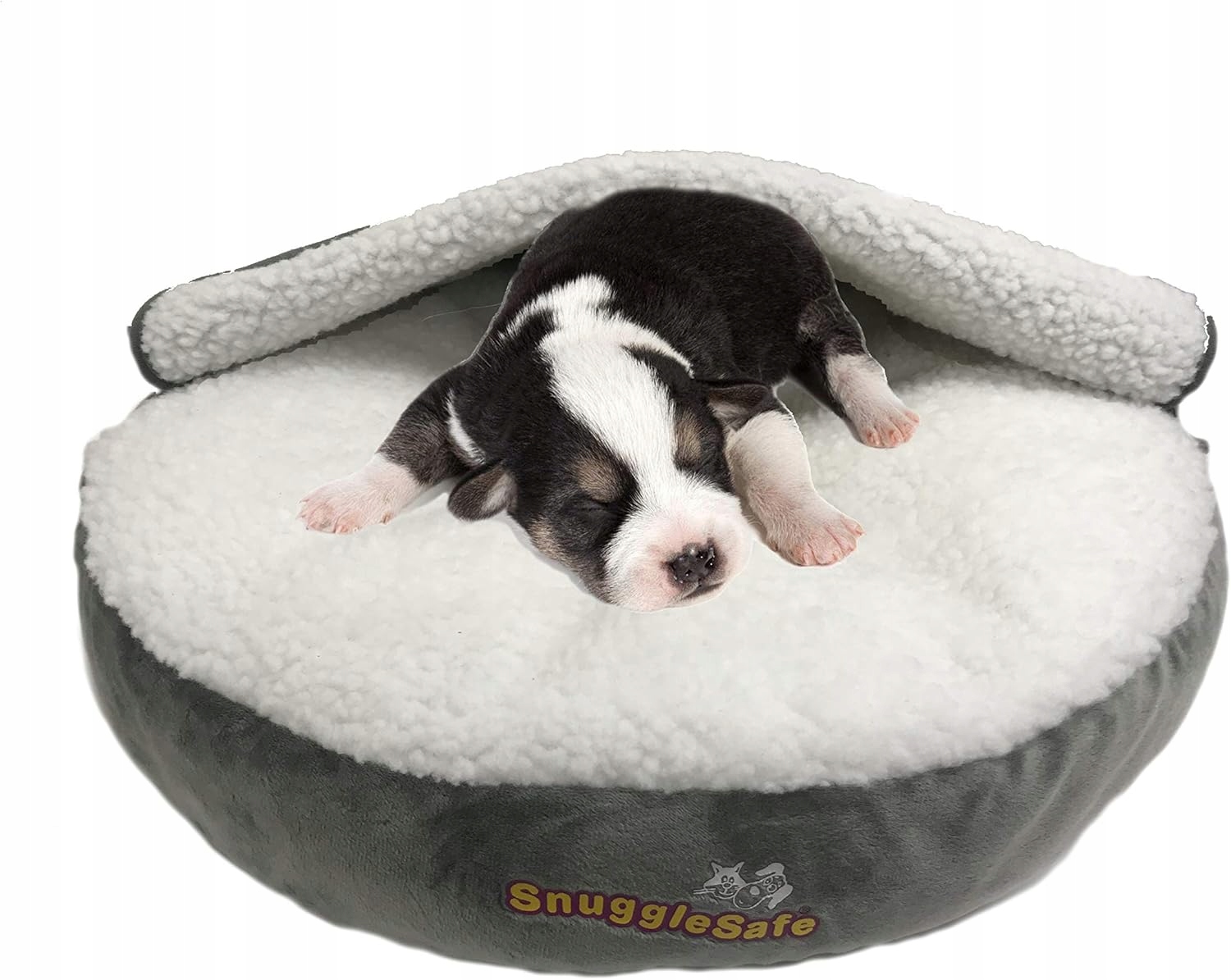 Levně SnuggleSafe pelíšek pro štěně pro koťata, kulatý, teplý, 50 cm