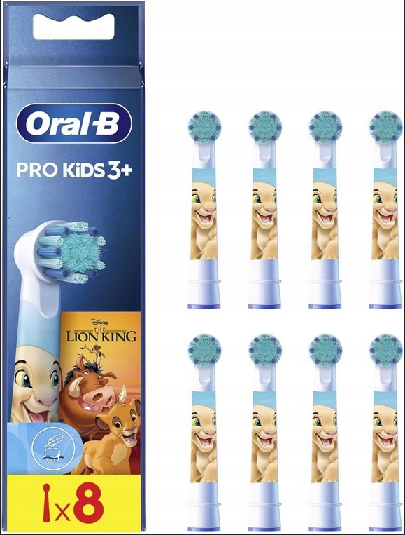 Końcówki do szczoteczki Oral-B Pro Kids 3+ Motyw Król Lew 8 sztuk