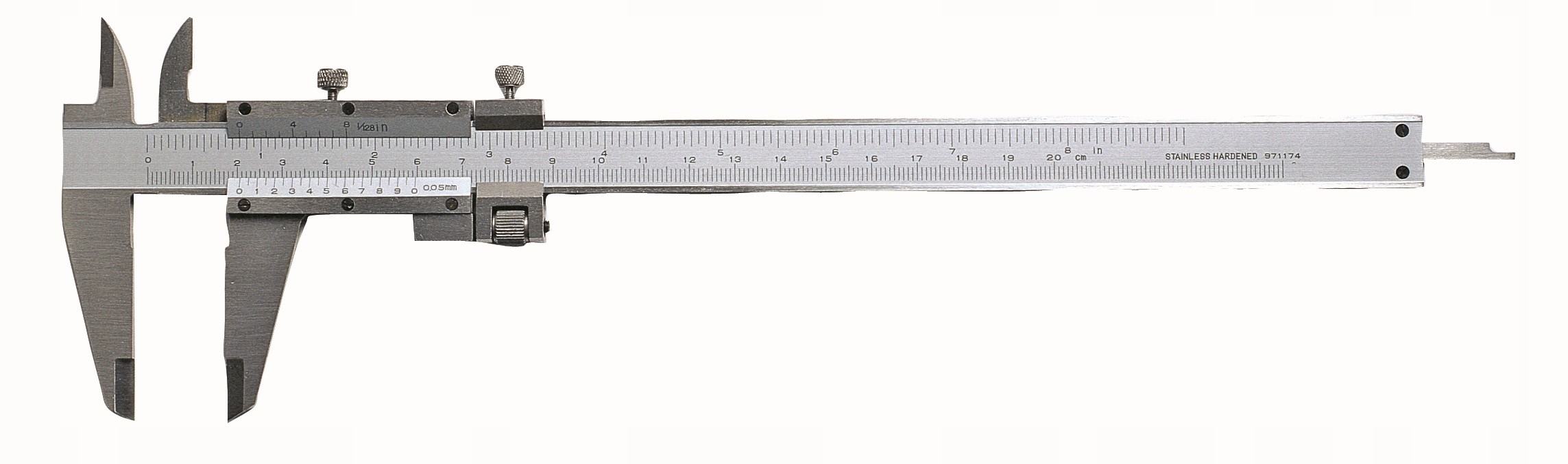 Analogový Posuvník 300 x 55 MAUd 0.05 Noniusz Šroubovací