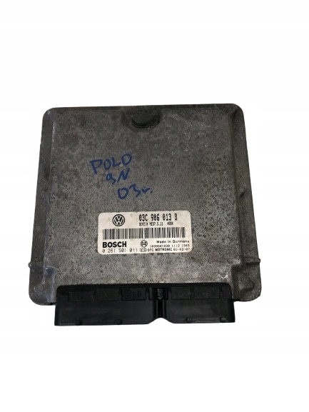 computer of the engine VW POLO IV 9N 1.4 03C906013B