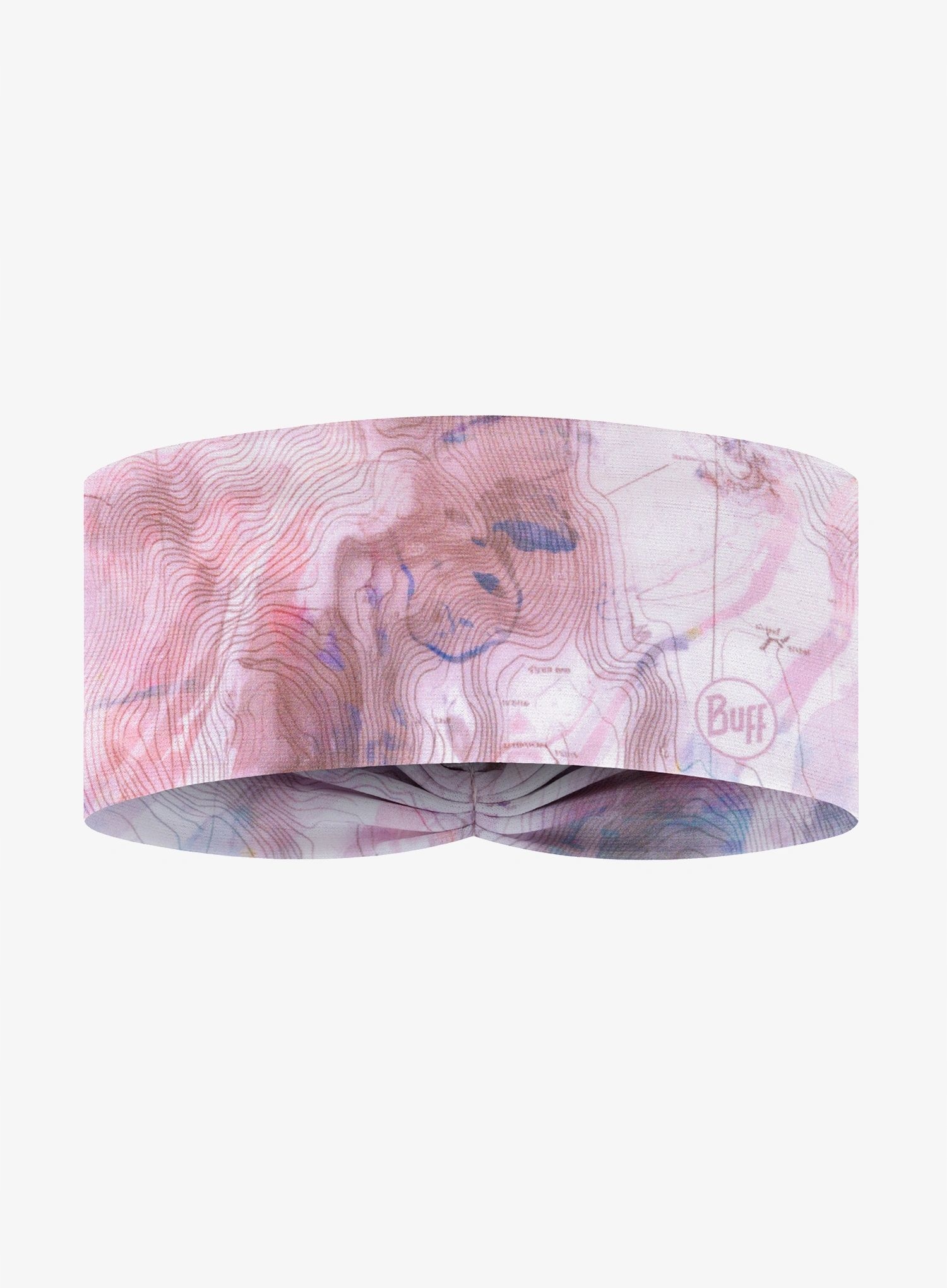 Opaska na głowę damska Buff Coolnet Uv Ellipse Headband orisa pink azalea