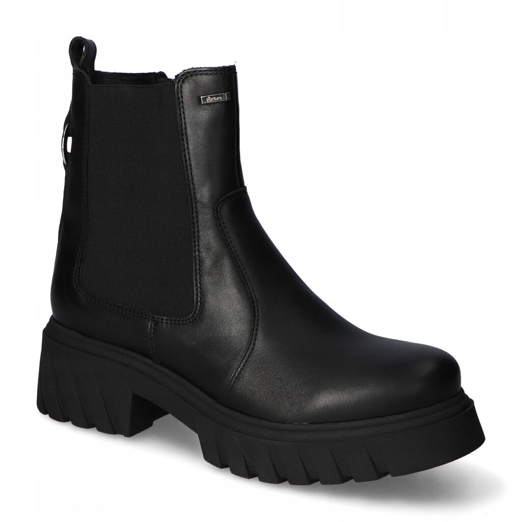 Kotníkové Kotníkové Boty Arturo 1765/5/L-03 Černé, celozrnné, velikost 38