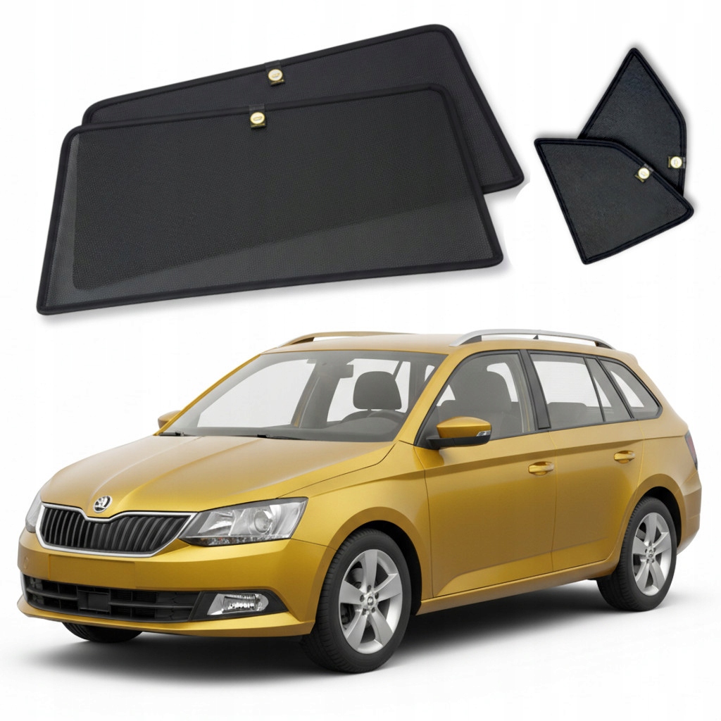Krytky slunečních skel pro vůz Škoda Fabia III 3 kombi