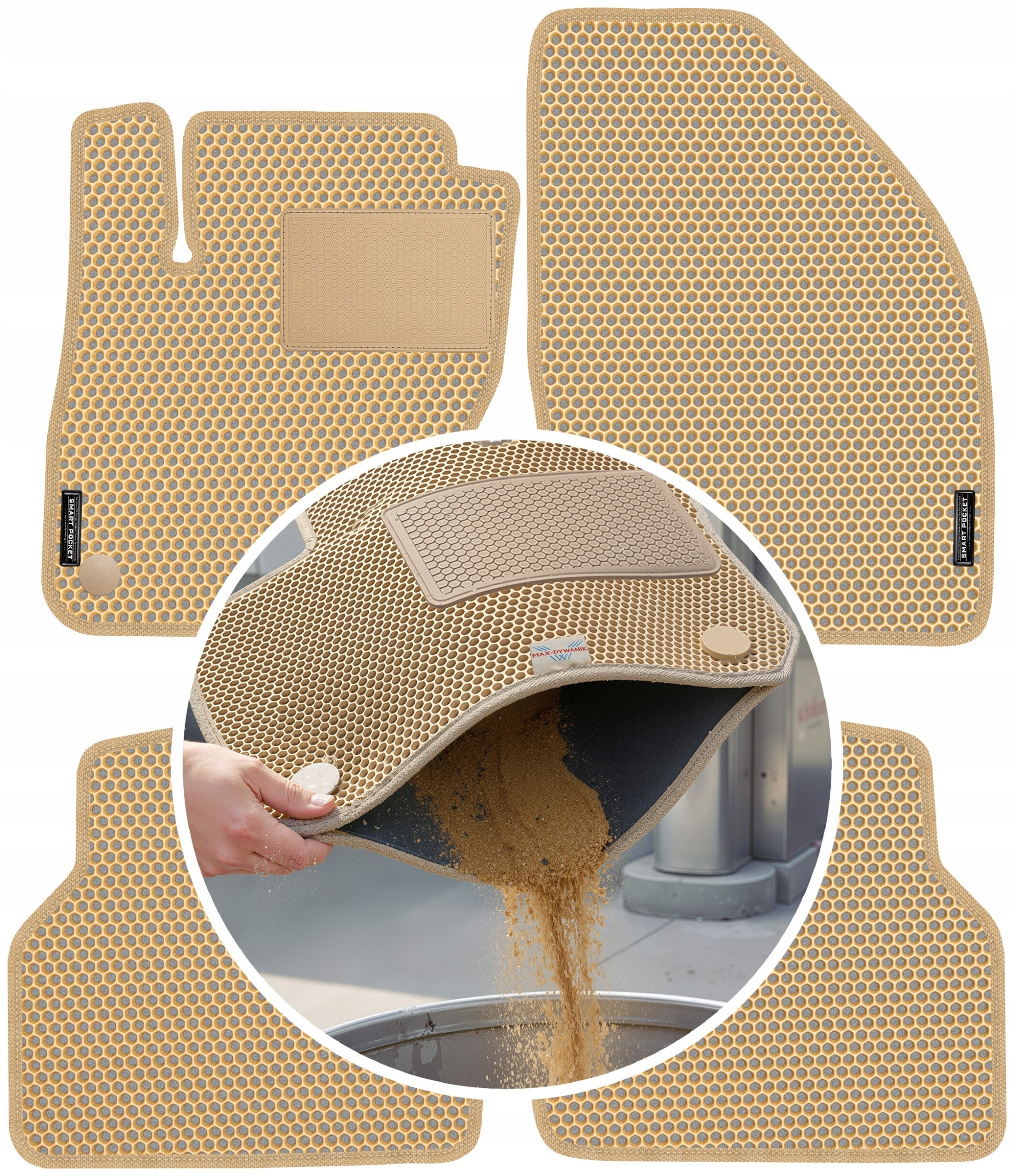 Ford Focus II Fl 2007-2011 Koberce Eva Smart Pocket