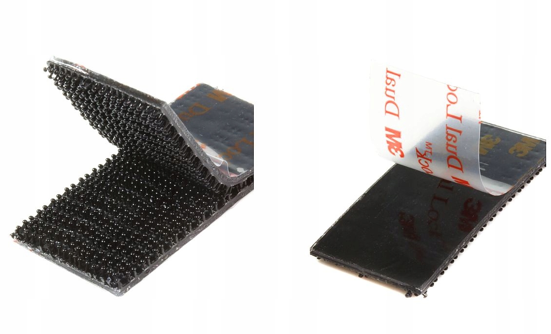 3M CZARNY RZEP SAMOPRZYLEPNY SJ3550 25mmx1m MOCNY Długość 1 m