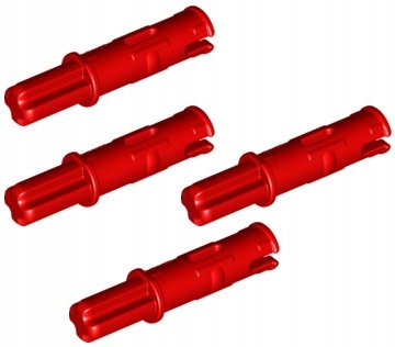 

4You Lego Technic 11214 Pin Ośka Czerwony (4szt)