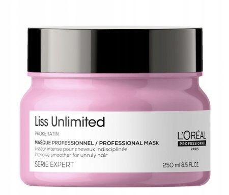 Loreal Liss Serie Expert Unlimited Maska wygładzająca, 250ml
