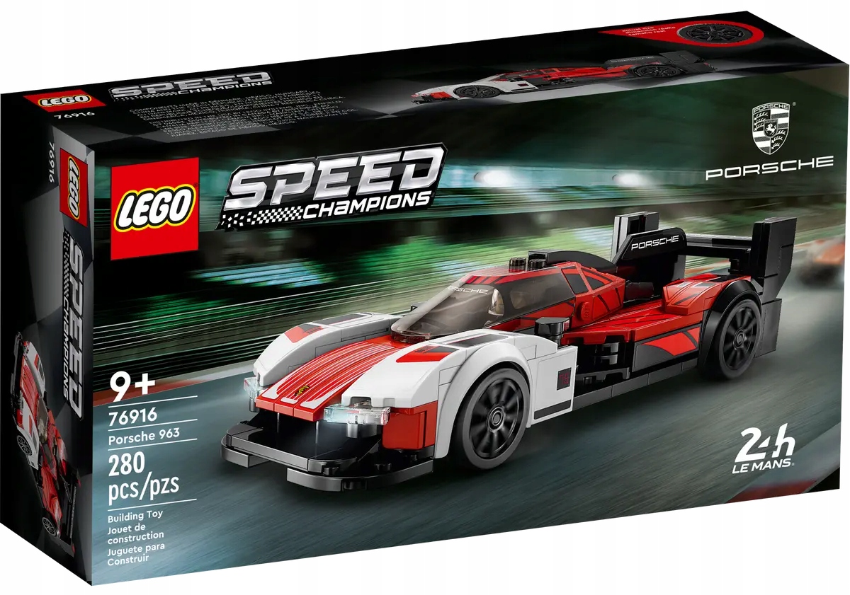 Lego Speed Champions Porsche 963 Sada Kostek 76916