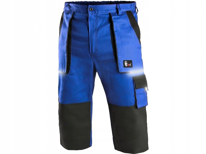 BAWEŁNIANE KRÓTKIE SPODENKI ROBOCZE 3/4 ZA KOLANO BAWEŁNIANE ODDYCHAJĄCE!