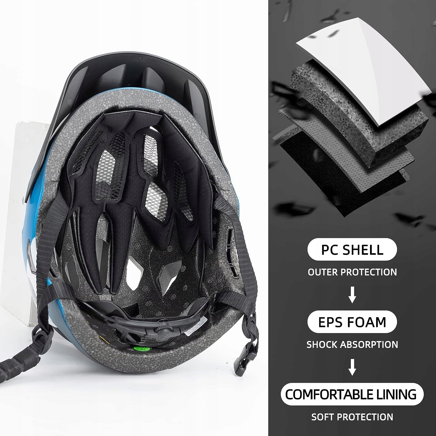 ROCKBROS kask dziecięcy zdejmowan osłona szczęki S Rozmiar S