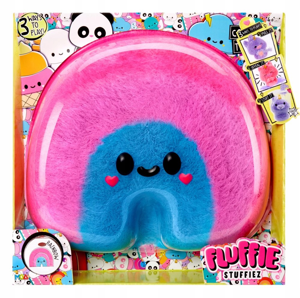 Fluffie Stuffiez Duża pluszowa Maskotka Tęcza Pluszak Rainbow