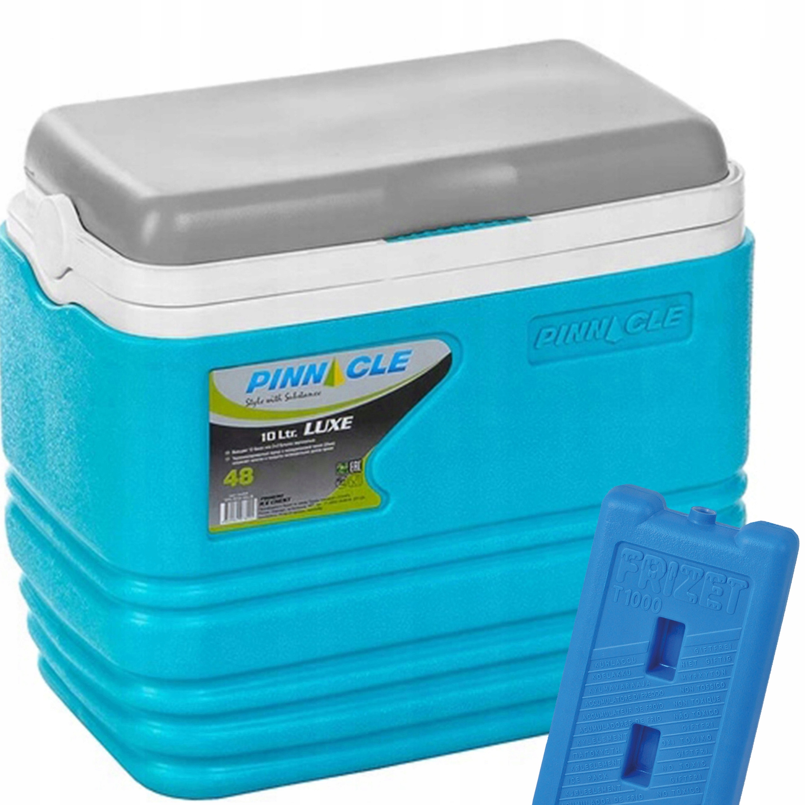 Kempingová lednička Pinnacle Tpx 7013 10L tyrkysová 1 chladicí vložka Set