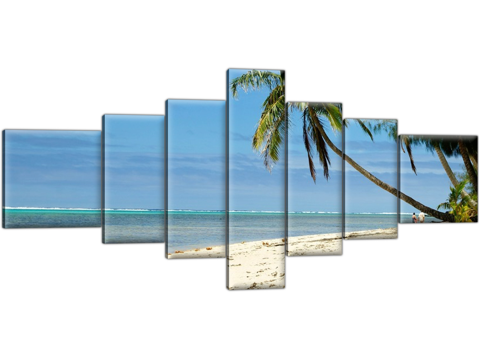 

Hawajska plaża Egzotyczne wakacje 160x70 Tryptyk