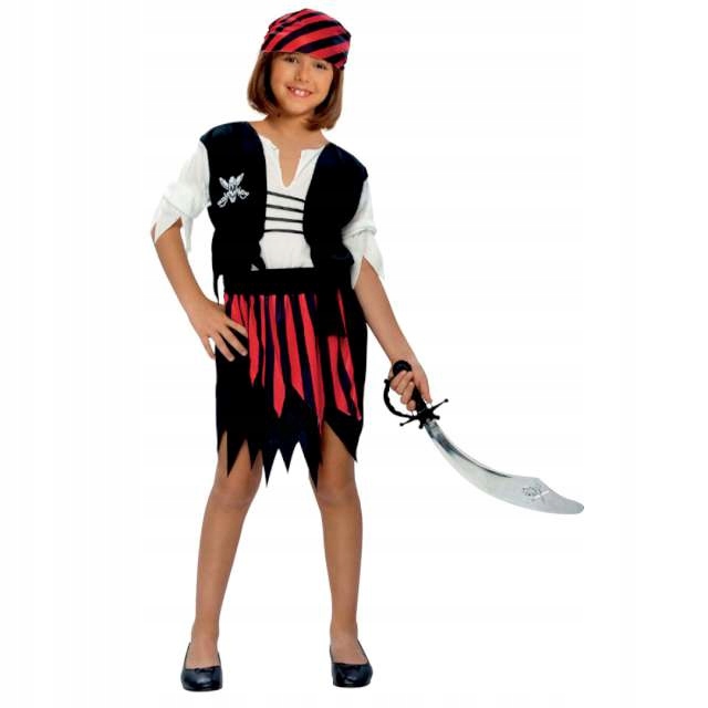 

Strój Dziecięcy piratka Paski kamizelka Halloween