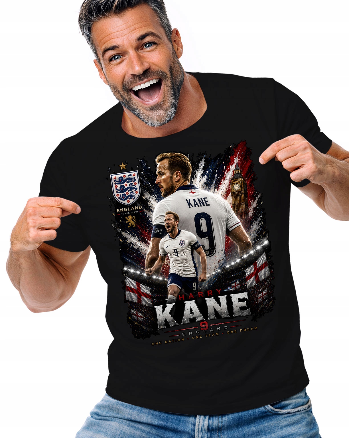 Tričko Tričko Pánské Harry Kane Fotbalový Dárek Pro Fanouška S