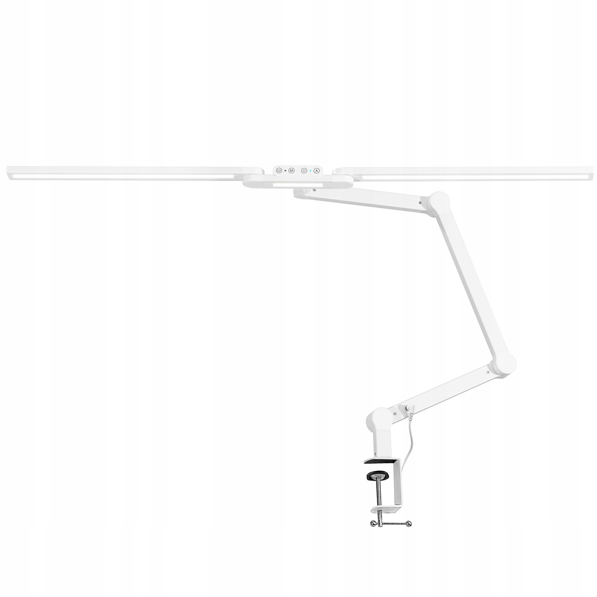 Ošetřovací lampa na manikúru Glow L04 na pracovní desku, bílá