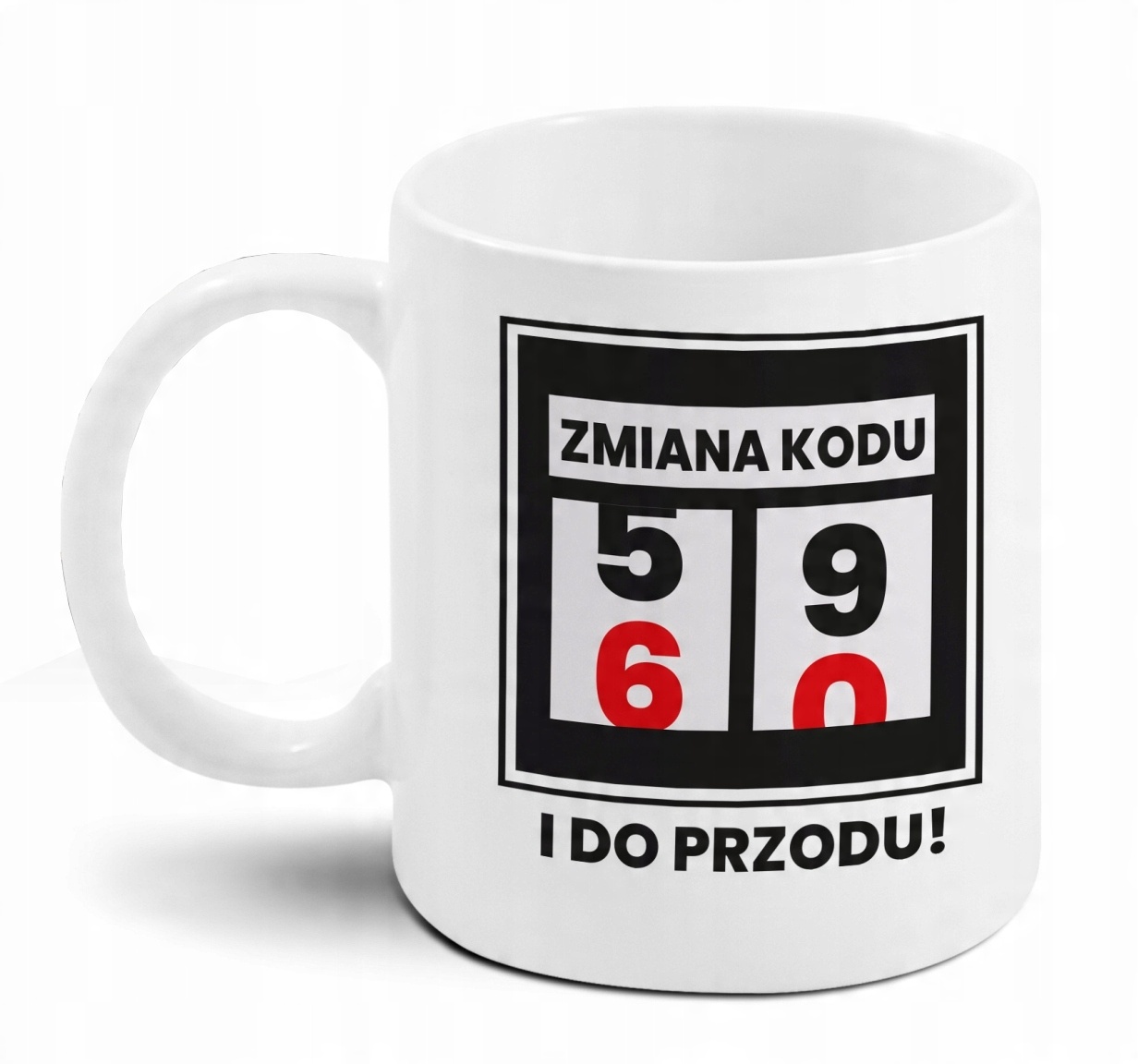 

Duży Kubek Nadrukiem Śmieszny 60 Urodziny