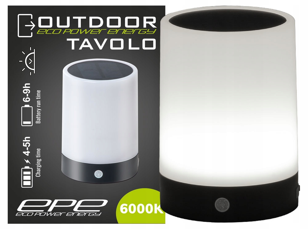 LAMPA SOLARNA STOŁOWA OGRODOWA TAVOLO LED 1szt NOWOŚĆ! USB