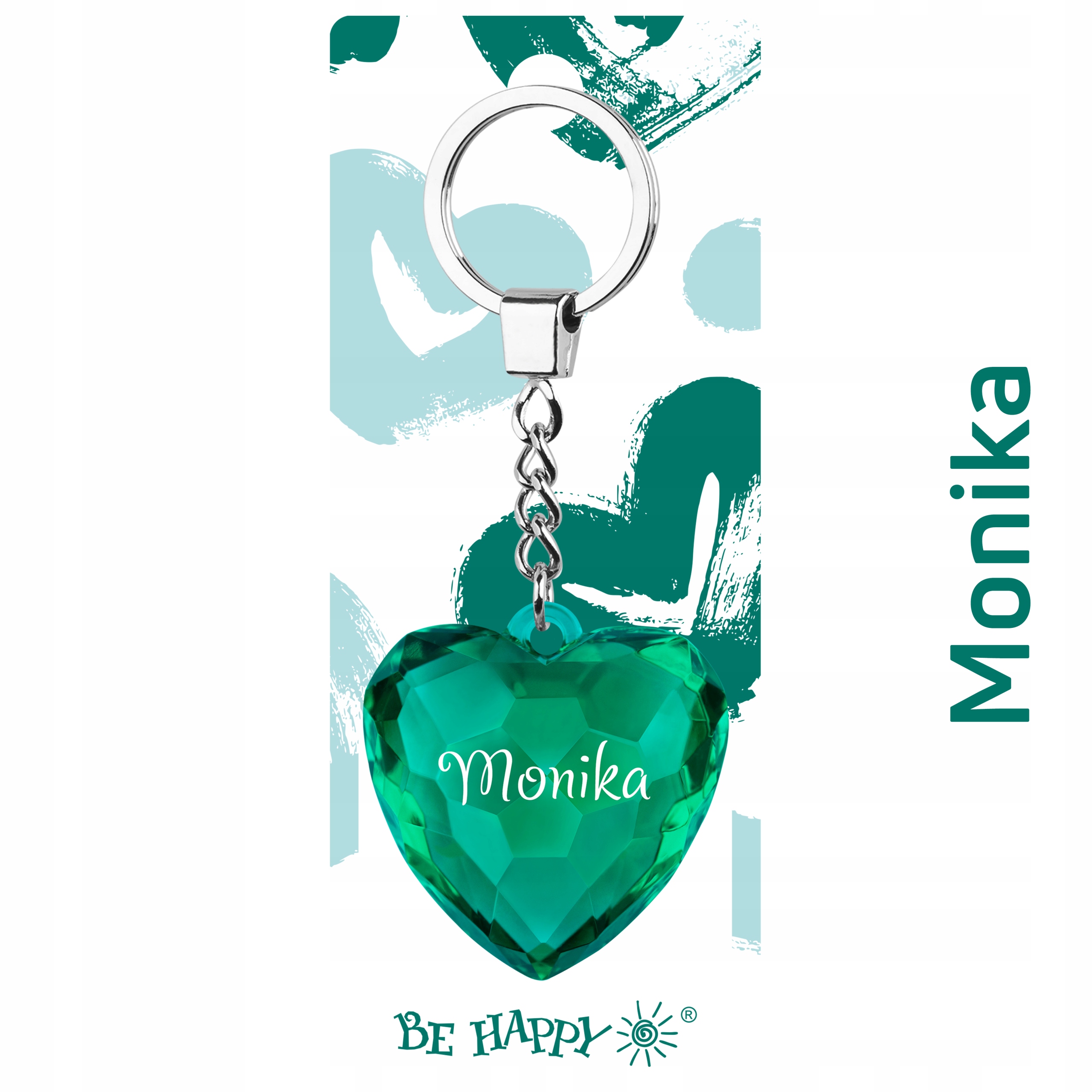

Brelok Serce Prezent Upominek Monika
