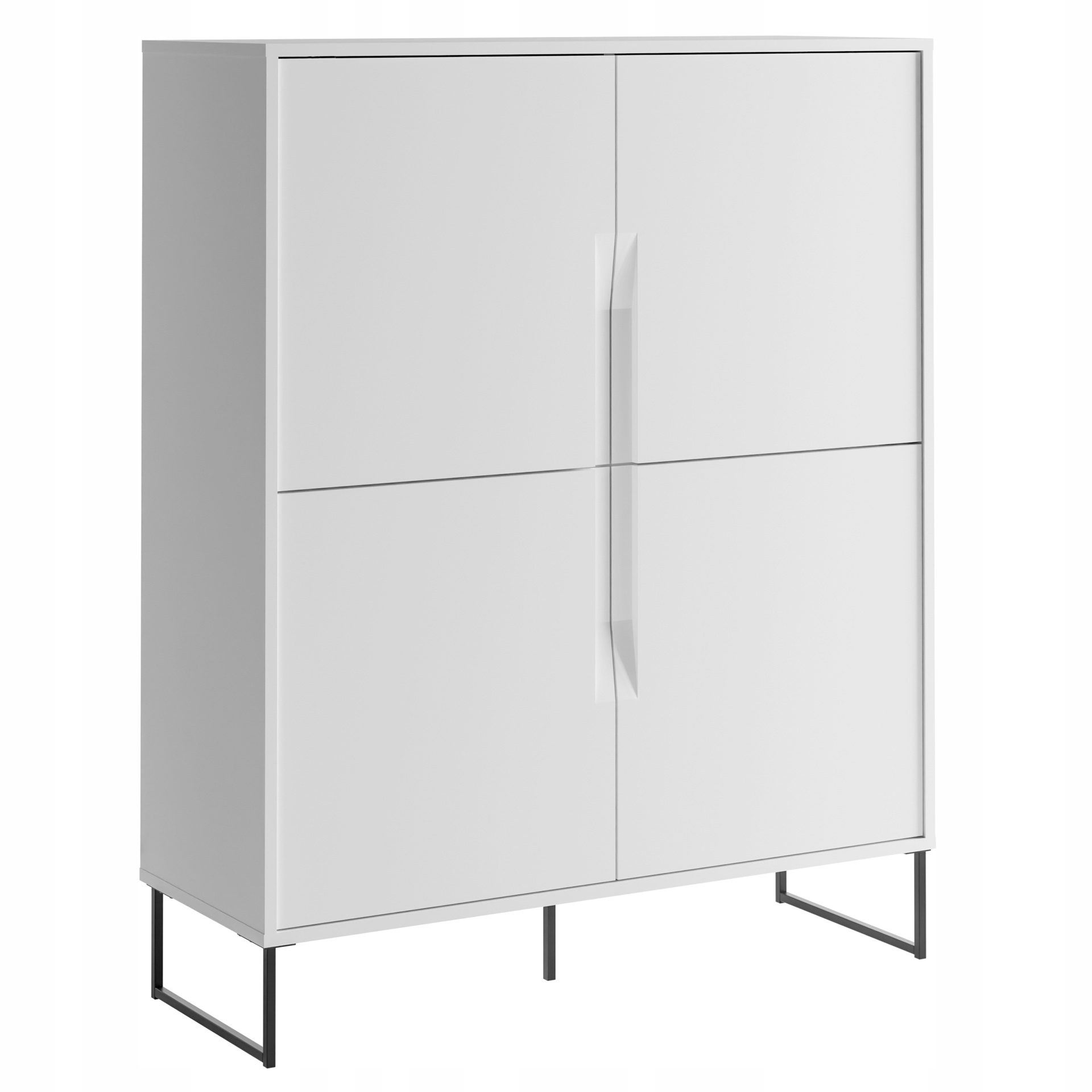 Komoda 101 cm Santana Biały Mat Pojemna Mdf
