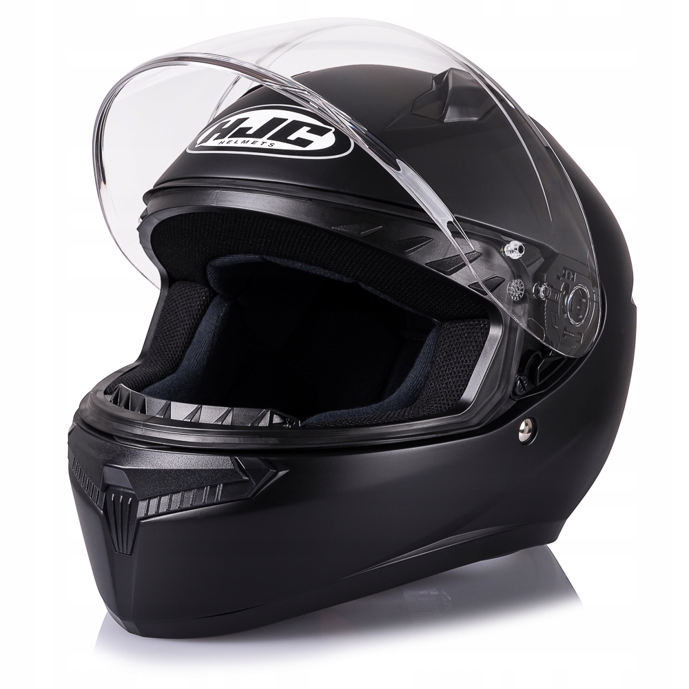 Kask motocyklowy integralny HJC C10 Semi Flat czarny rozmiar XL
