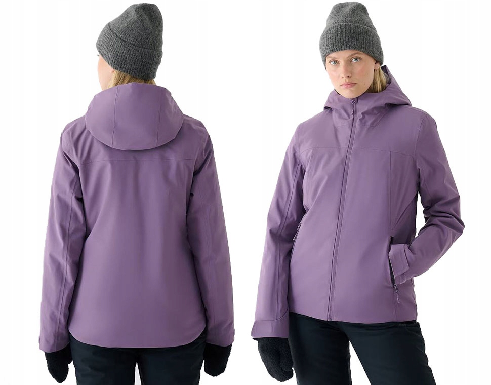 4F Kurtka Damska Zimowa Narciarska Z Kapturem r.XL