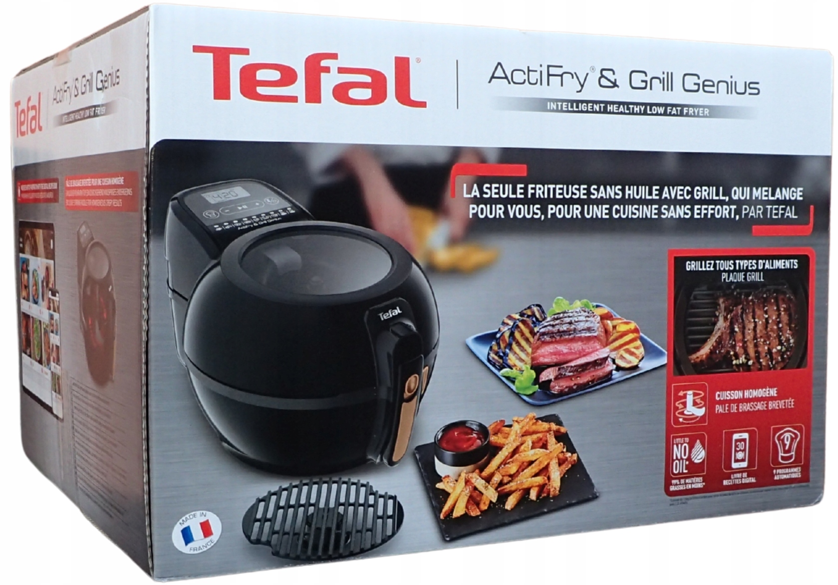 Fritéza Teplovzdušná Bez Oleja Tefal FZ7758 ActiFry Grill Genius