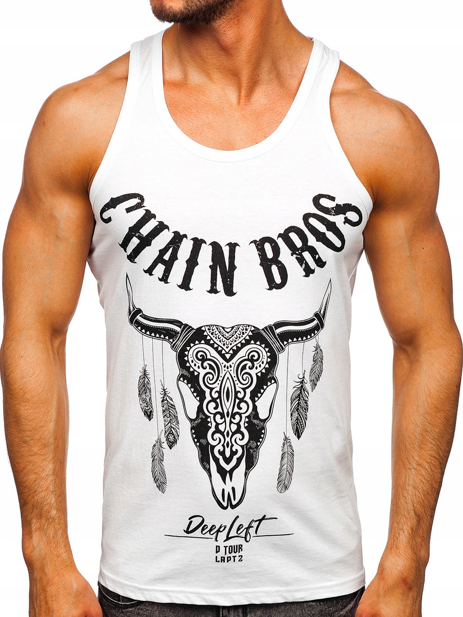 

Koszulka Tank Top Męska Biała 14848 Rozmiar_xl