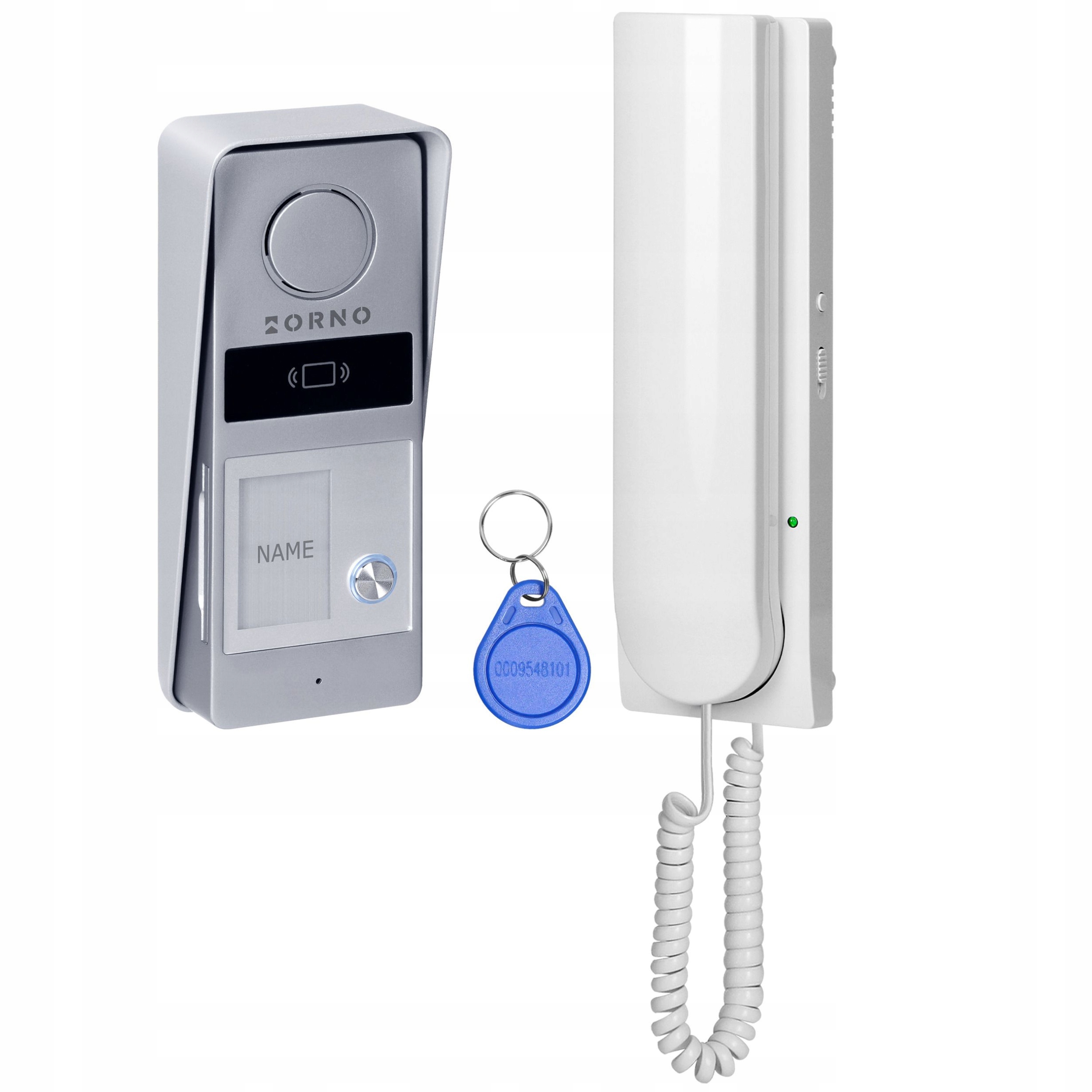 Atin, rodinný interkomový set, 2-žilový, Rfid, bílý