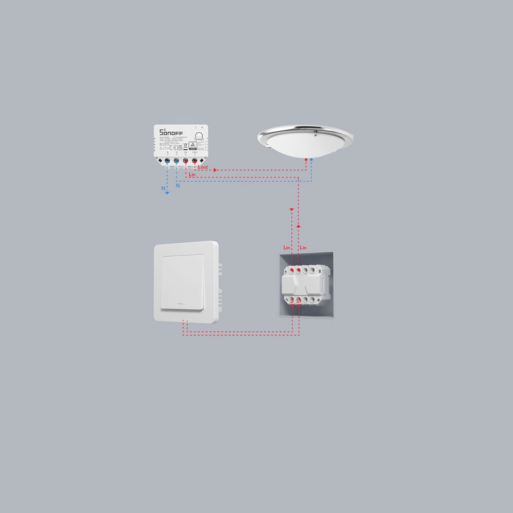 Sonoff Mini R3 moduł przełącznika 16A WiFi eWelink Kod producenta MiniR3