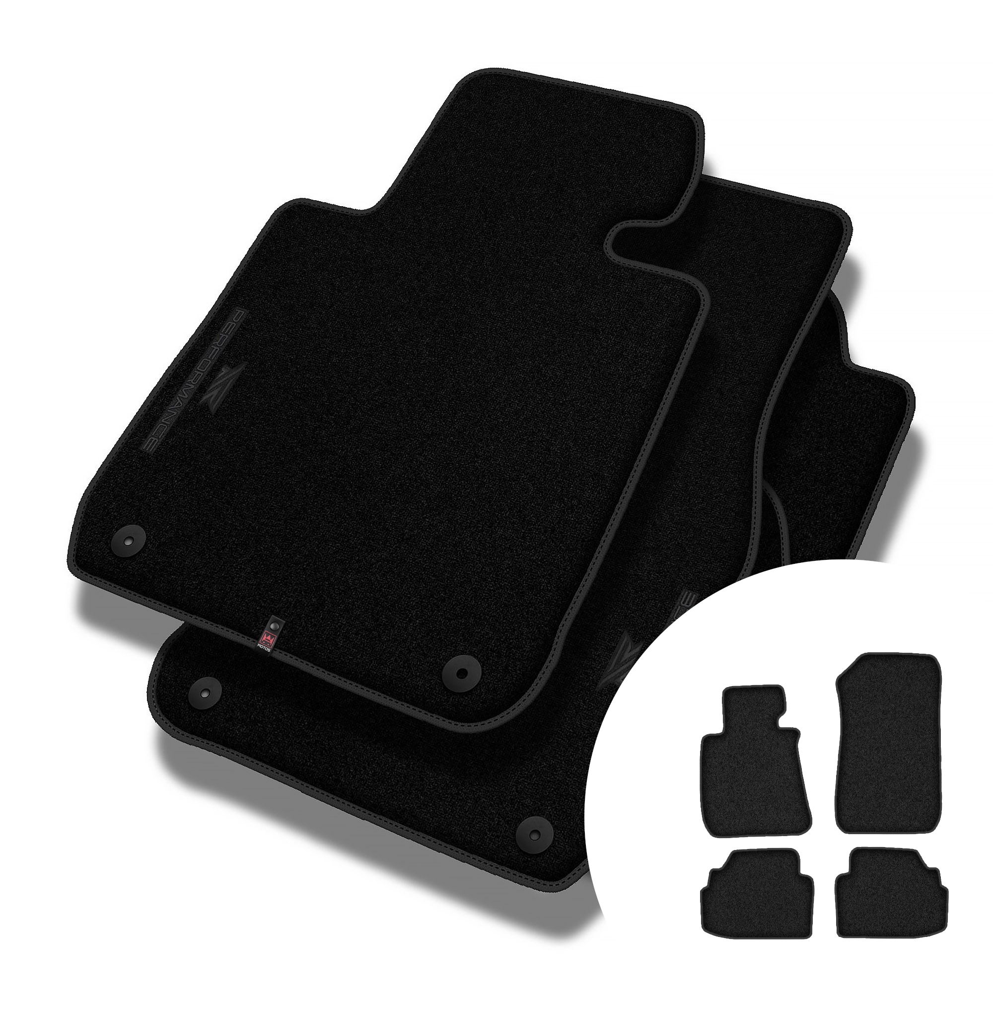 Velúrové koberčeky Performance Premium pre Bmw radu 3 E92 2005-2012