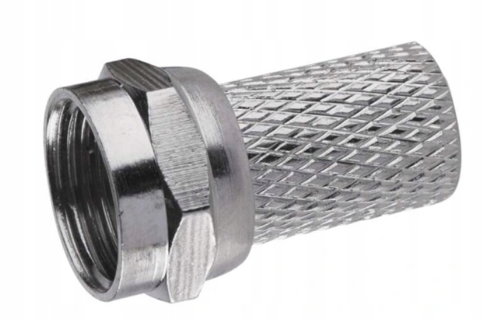 Wtyk F Antenowy 6,8 mm Końcówka Gniazdo Kabla Koncentrycznego