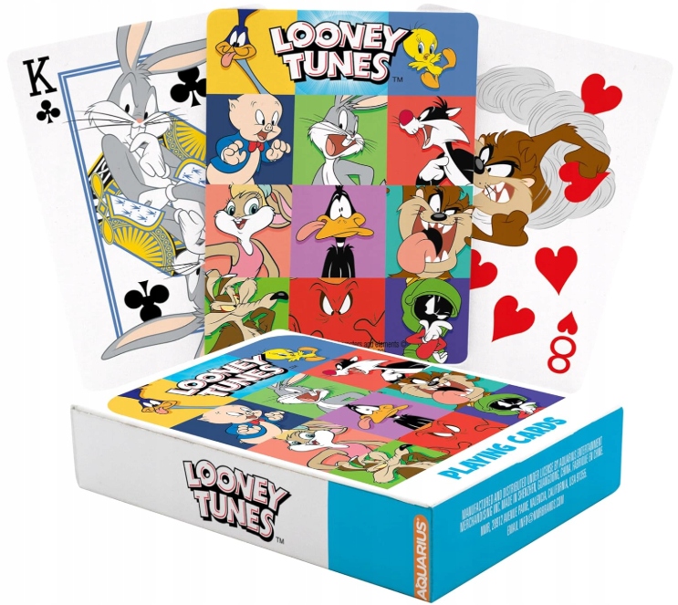 Looney Tunes Zwariowane melodie Karty do gry 58085 karciana gra