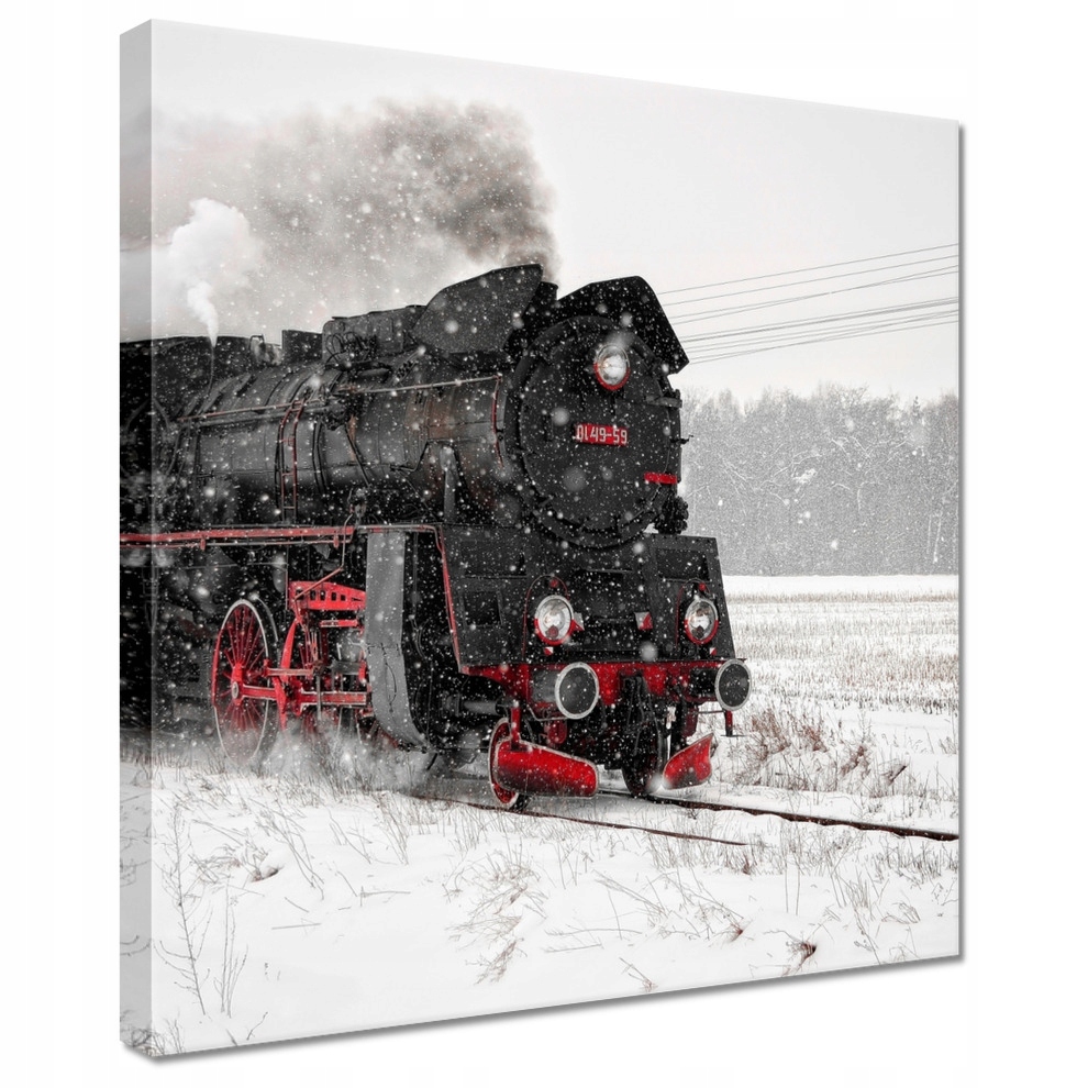 

Obrazy 40x40 Lokomotywa Ol49-59 Śnieg