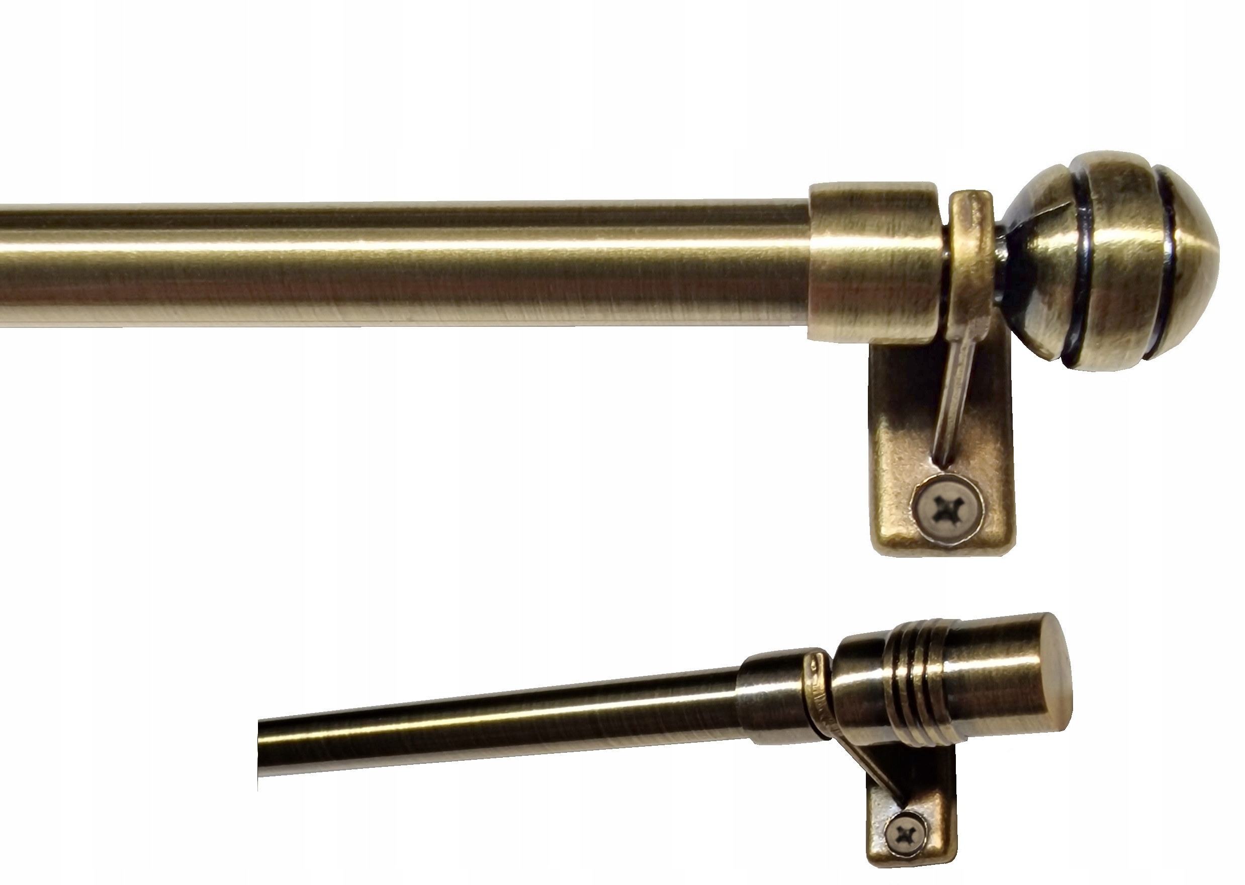 

Zazdrostki Mini Karnisze Metalowe do firanki 80 cm