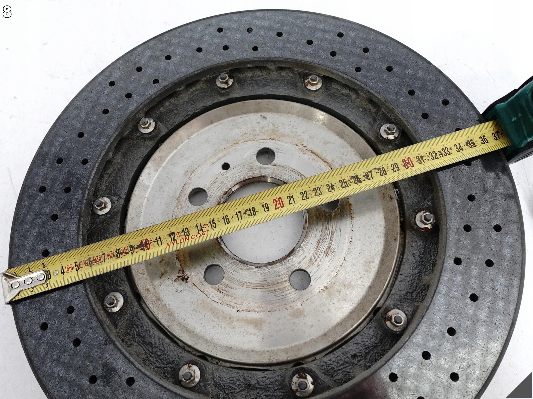 AUDI S8 plus A8 4H0 D4 15-17 disc CERAMICZNA left rear part 370x30MM 92KM