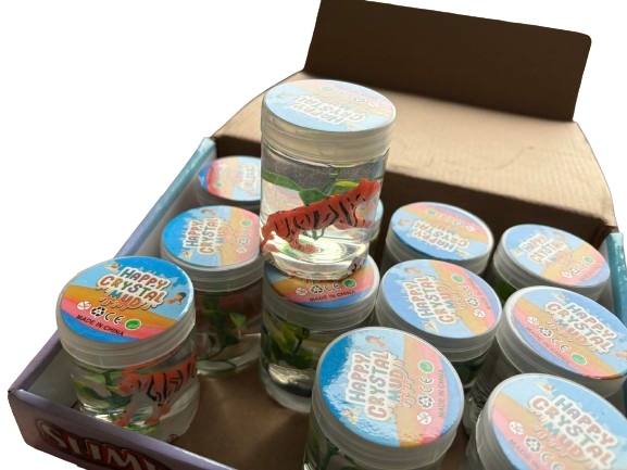 SLIME MASA PLASTYCZNA PŁYNNA PLASTELINA GLUT DZIKIE ZWIERZĘTA Materiał inny