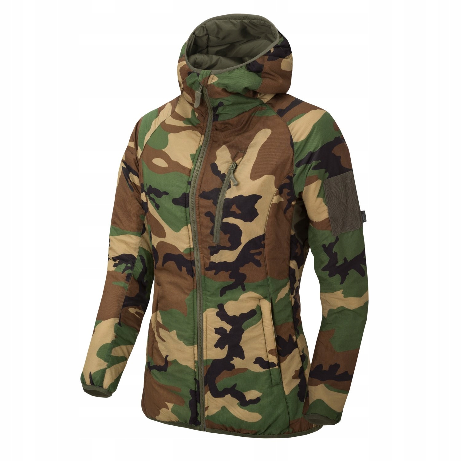 Dámská zateplená zimní bunda Helikon Wolfhound Hoodie Us Woodland XXL