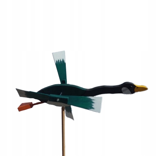 

Wiatrak ogrodowy Gęś Dzika Zielona rękodzieło