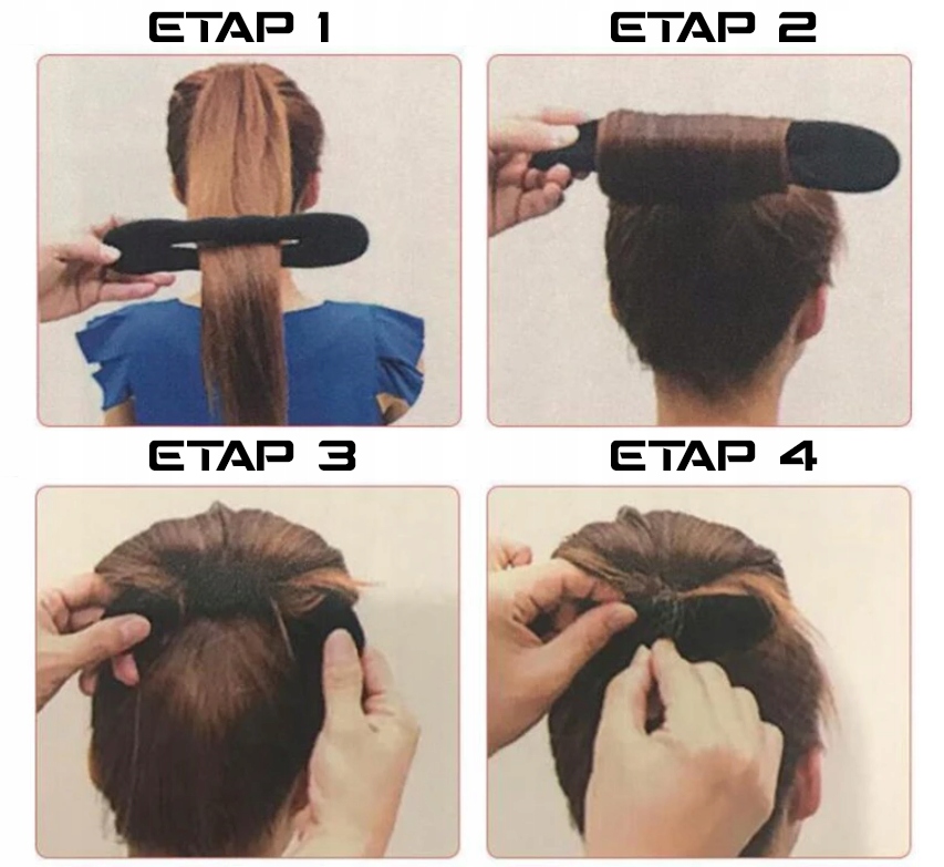 TWISTER WYPEŁNIACZ DO KOKA DO WŁOSÓW GĄBKA BRĄZOWY Marka Inna marka