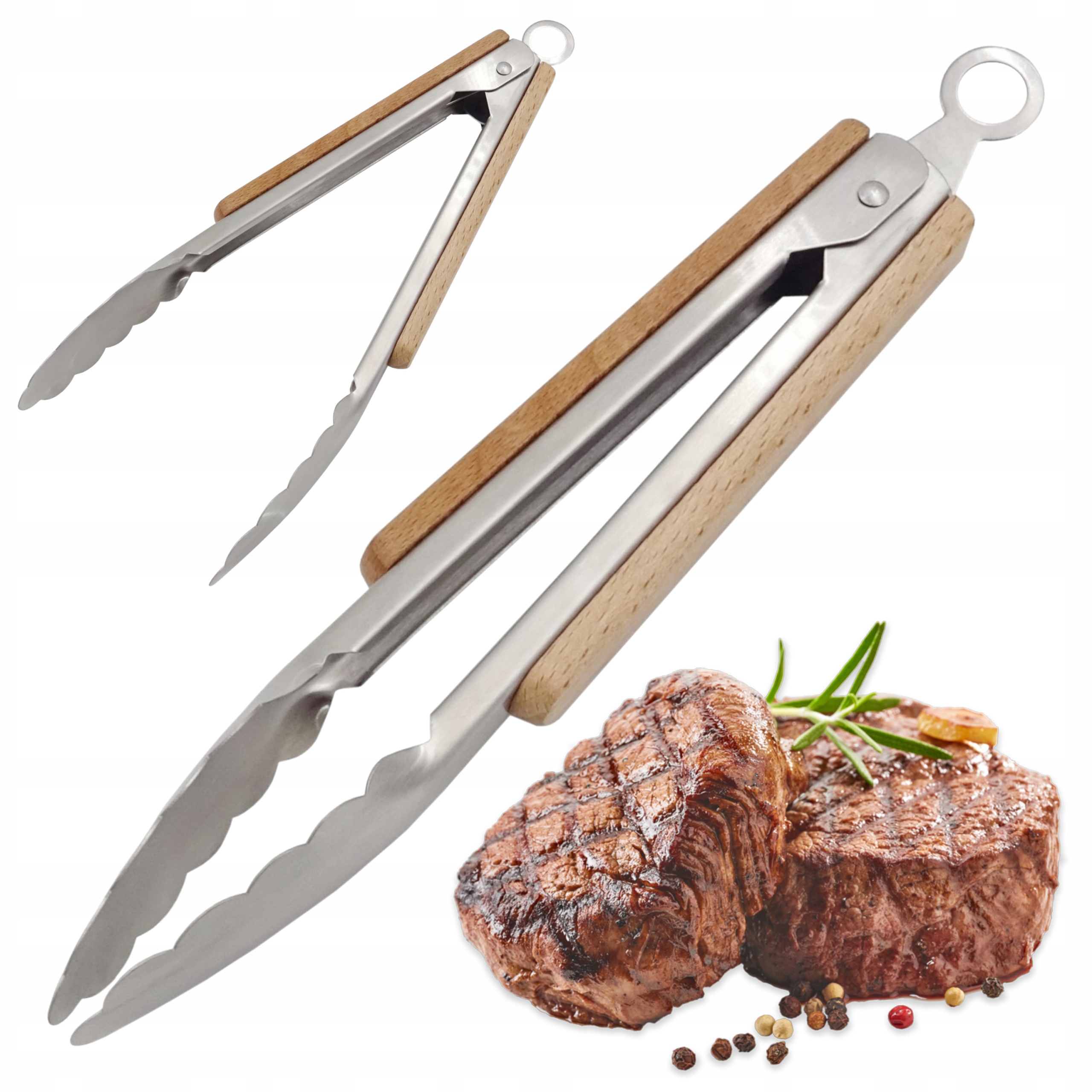 

Szczypce Do Grilla Kuchenne Grillowe Stalowe 27CM
