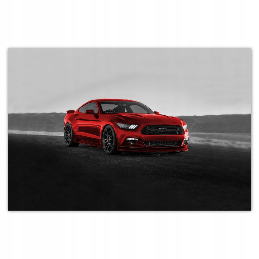 

Plakaty 120x80 Czerwony Mustang