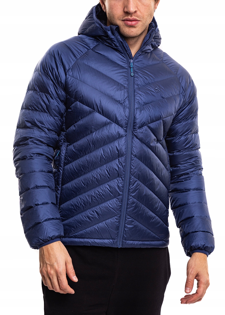 Alpinus Pánská zimní péřová bunda s kapucí teplá a pohodlná Pollux vel. XXL