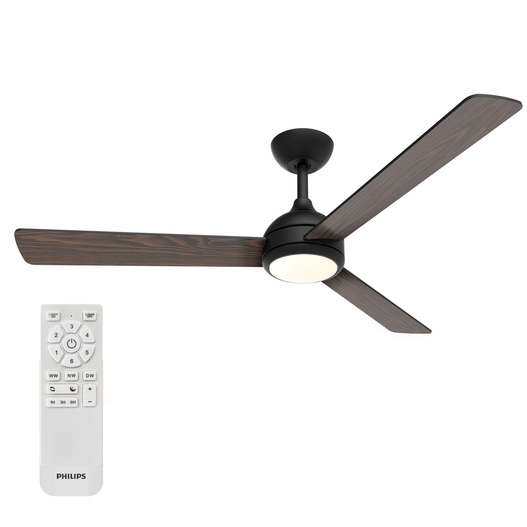 Led Stropná Lampa S Vetrákom Stropný Ventilátor 132 cm CIVX Philips