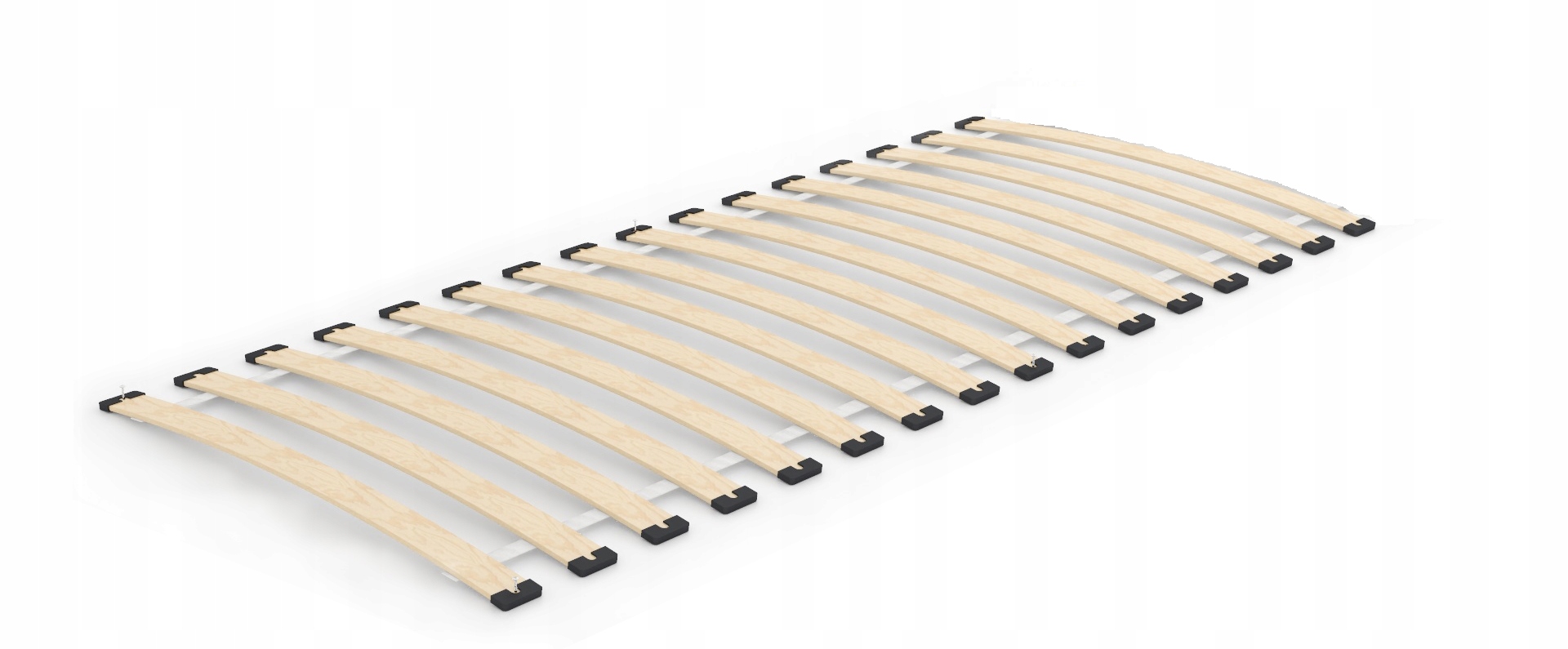 Stelaż do łóżka pod materac 90x180 cm 16 listew listwa sprężynująca