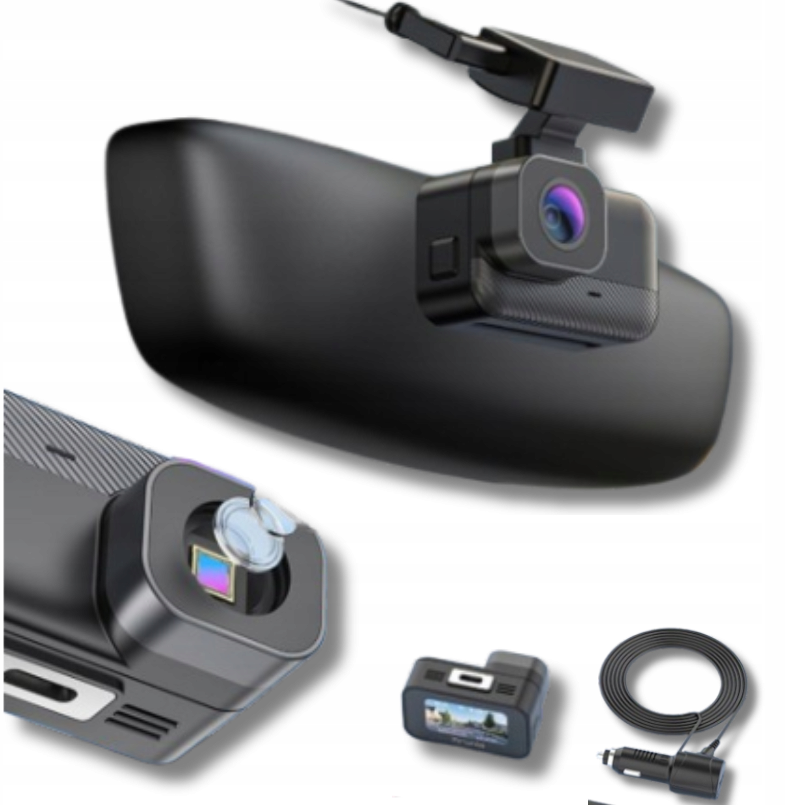 Kamera Samochodowa Gps Wdr Nocny Tryb 170° Kąt Widzenia Krunia K1